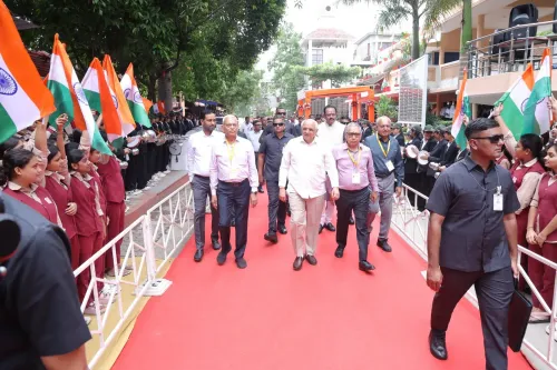 CM Bhupendra Patel visits girls' school complex in Amreli
