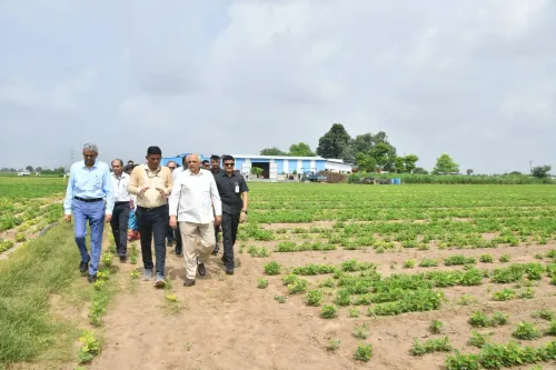 CM Bhupendra Patel Visits Natural Farming Model Farm in Gandhinagar