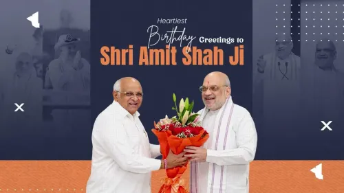 CM Bhupendra Patel Wishes Amit Shah on Birthday