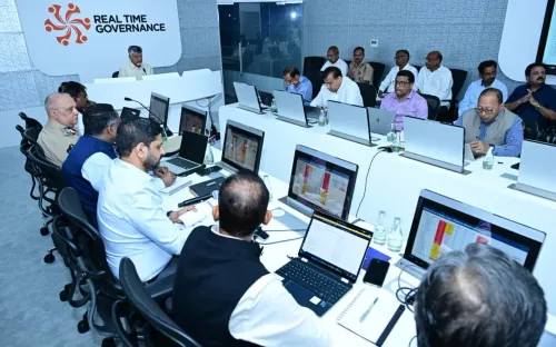 CM Chandrababu monitors Cyclone Arnab impact via CCTV from Secretariat