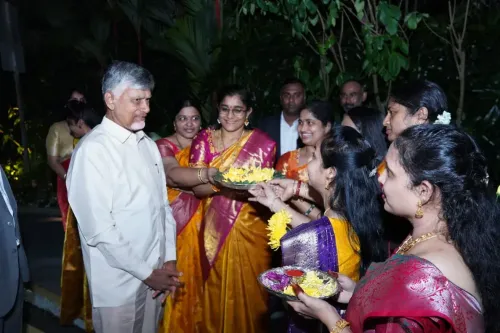 CM Chandrababu Naidu Arrives in Singapore on Two-Day Visit