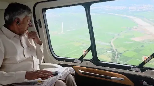 CM Chandrababu Naidu Surveys Cyclone Arnab Damage in AP