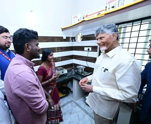 CM Chandrababu Reviews Net Zero Homes in Kuppam