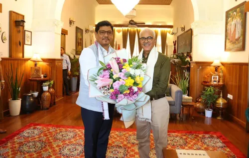 CM Conrad Sangma Calls on Manipur Governor Ajay Kumar Bhalla