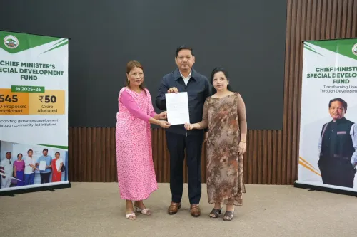 CM Conrad Sangma Distributes CMSDF Sanctions in Khasi, Jaiñtia Hills