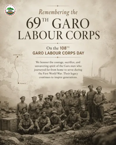 CM Conrad Sangma Marks 108th Garo Labour Corps Day