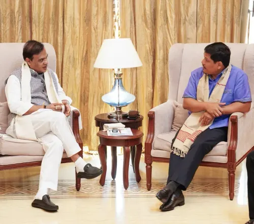 CM Conrad Sangma meets Assam CM Sarma over Lapangap border tensions
