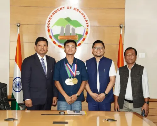 CM Conrad Sangma Meets Meghalaya Artist Who Reached WCPA Top 5