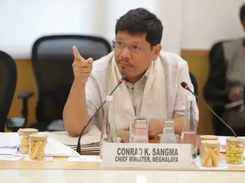 CM Conrad Sangma Pitches Viksit Meghalaya at NITI Aayog NE Meet