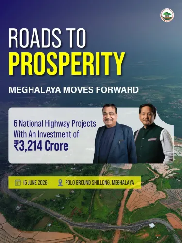 CM Conrad Sangma to launch ₹3,214 Cr highway projects in Meghalaya