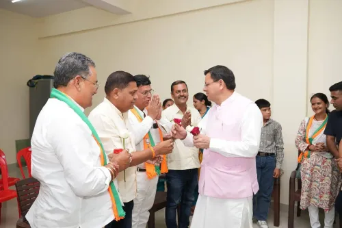 CM Dhami Addresses Shakti Kendra Meet in Udham Singh Nagar