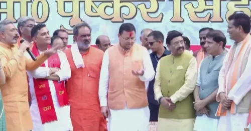 CM Dhami at Aam Utsav in Kankhal, Haridwar
