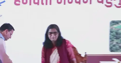 CM Dhami at HNB Medical University inauguration in Dehradun
