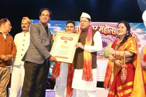 CM Dhami at Kumaon Dwar Mahotsav, flags UCC and identity laws