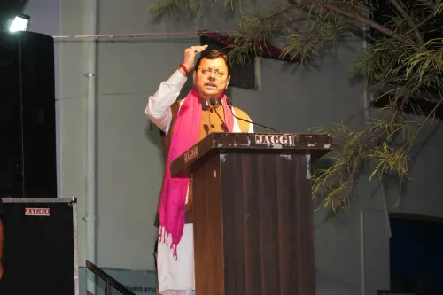 CM Dhami attends Dussehra at Hindu National School, Dehradun