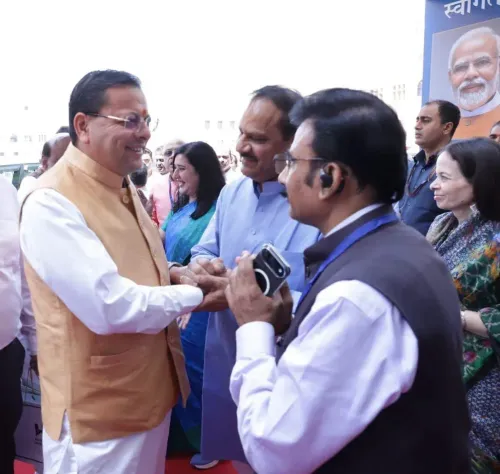 CM Dhami attends launch of Shivraj's book on PM Modi