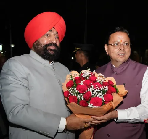 CM Dhami bids farewell to Governor Lt Gen Gurmeet Singh