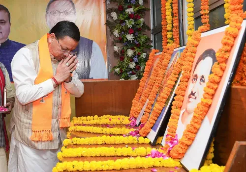 CM Dhami Chairs BJP Core Meet in Dehradun on Poll Strategy