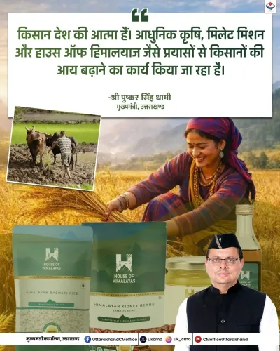 CM Dhami: Farmers Are Soul of Nation, Uttarakhand Boosts Incomes