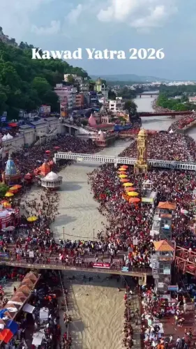 CM Dhami Hails Haridwar Kanwar Yatra 2026 as 5 Crore Devotees Converge