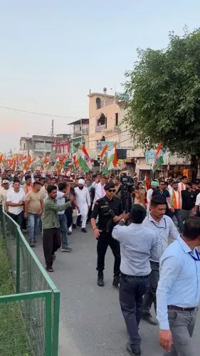 CM Dhami Hails Massive Public Response to Pragati Path Yatra