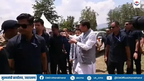 CM Dhami Holds Direct Farmer Dialogue at Khet Bachao Abhiyan in Almora