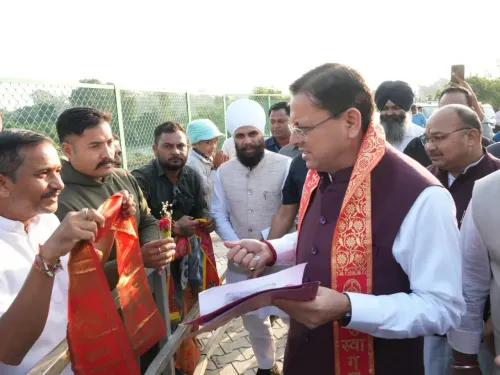 CM Dhami Holds Jan Sunwai at Khatima Home, Orders Swift Redressal