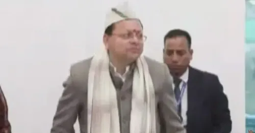 CM Dhami Holds Live Press Meet at Gairsain Assembly