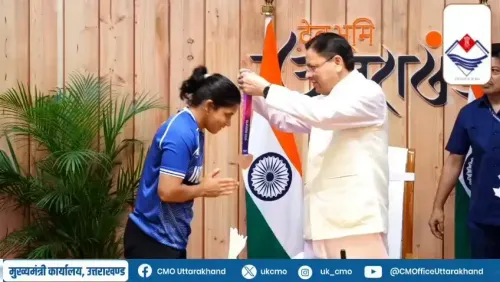 CM Dhami Honours Uttarakhand's Commonwealth Games 2026 Heroes