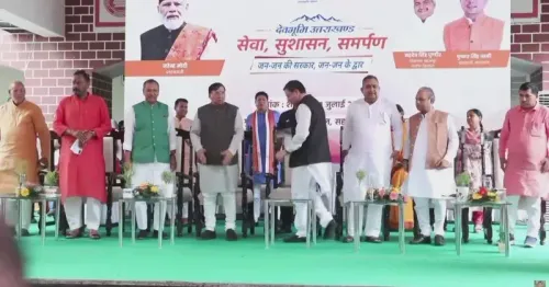CM Dhami Hosts 'Jan-Jan Ki Sarkar' Live Event in Dehradun
