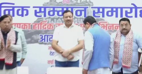 CM Dhami Hosts Kargil Vijay Diwas Poet Meet, Soldier Honour Ceremony in Dehradun