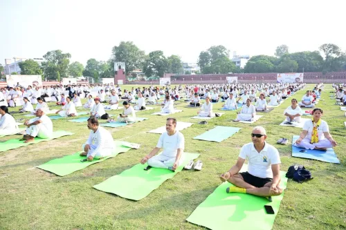 CM Dhami hosts state event with BJP ministers, MLA, Mayor