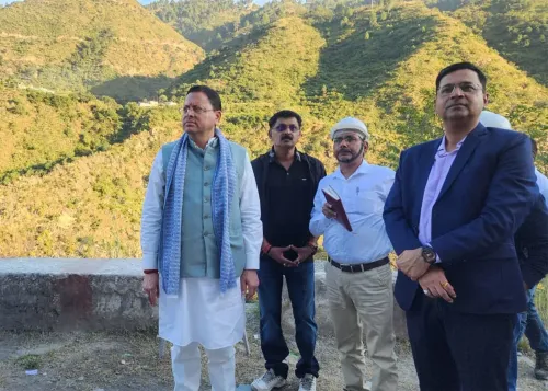 CM Dhami Inspects Haridwar-Badrinath Highway, Pothole Drive