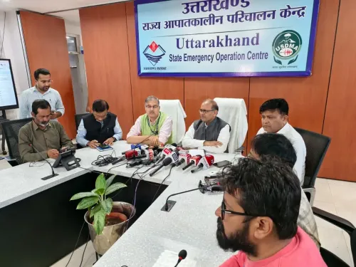 CM Dhami installs GLOF early warning system at Vasundhara Tal