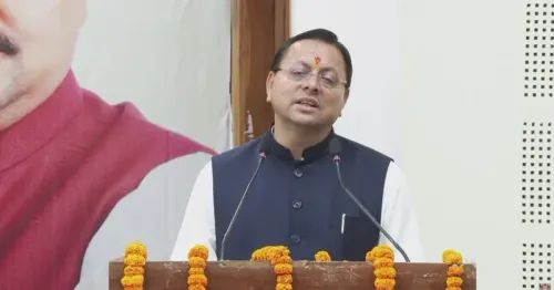 CM Dhami joins BJP youth dialogue in Dehradun with national chief