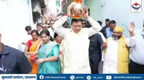CM Dhami joins Guru Ravidas 650th birth anniversary procession in Roorkee