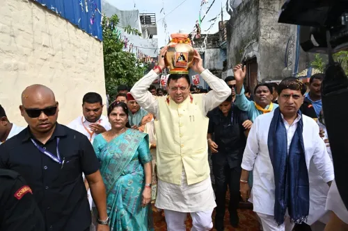 CM Dhami Launches Guru Ravidas 650th Birth Anniversary Kalash Yatra in Bhagwanpur