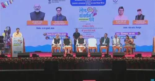 CM Dhami Live at Lok Samvardhan Parv in Dehradun