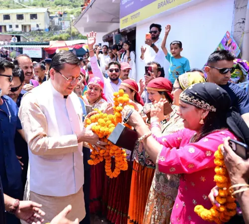 CM Dhami Makes Development Pledges at Jaunsar Bawar Festival