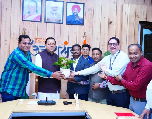 CM Dhami Meets Chhattisgarh Press Delegation, Invites for Haridwar Kumbh
