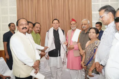 CM Dhami Meets Multi-Sector Delegations, Takes Development Inputs