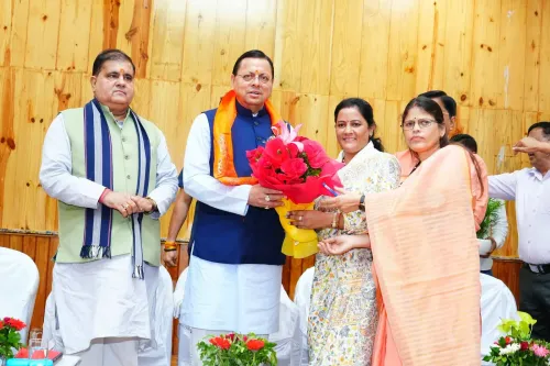 CM Dhami Meets Panchayat Chiefs on Rural Welfare Delivery