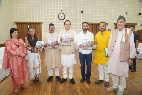CM Dhami Meets Tehri MLA Kishore Upadhyay's Delegation