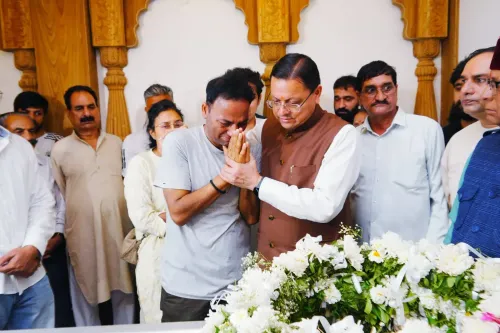 CM Dhami Offers Condolences, Prays for Departed Soul