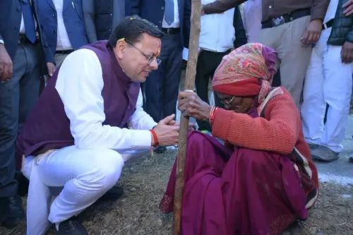 CM Dhami offers prayers at ancestral temple in Pithoragarh
