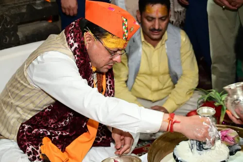 CM Dhami Offers Prayers at Jageshwar Dham, Launches Shravani Mela