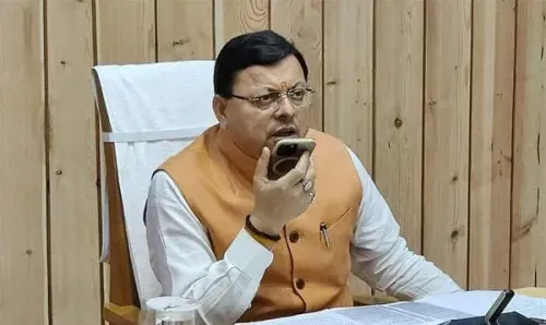 CM Dhami Orders Priority Repair of Disaster-Hit Khainuri Road
