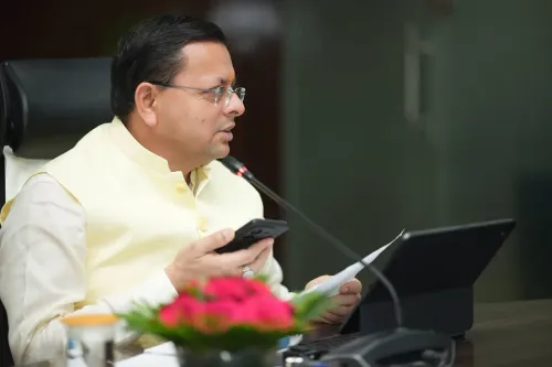 CM Dhami orders show-cause notices for zero-action officials on Helpline 1905