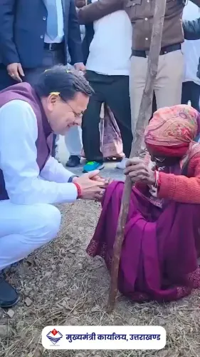 CM Dhami Returns to Ancestral Village Hadkhola in Didihat