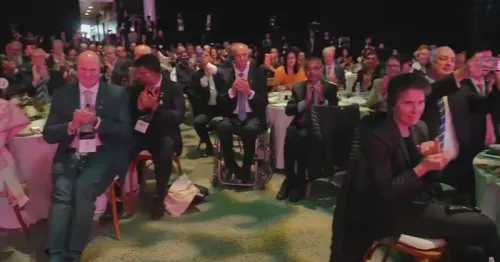 CM Dhami shares live feed of PM Modi at New Zealand gala lunch
